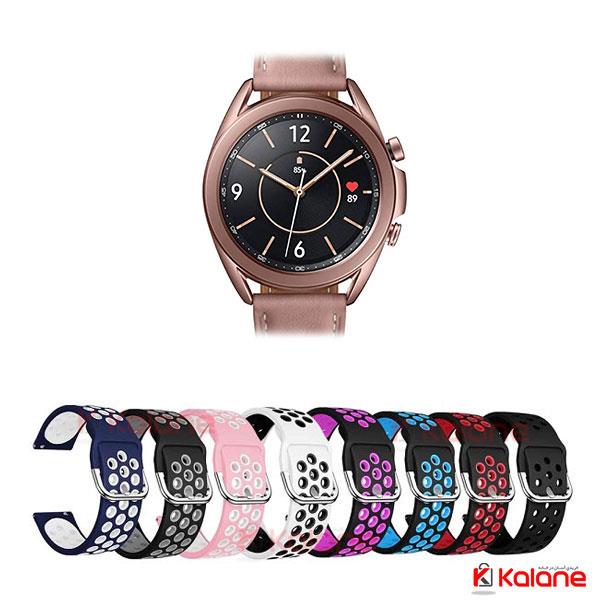 بند ساعت هوشمند Samsung Galaxy Watch 3 41mm مدل نایکی سگکی